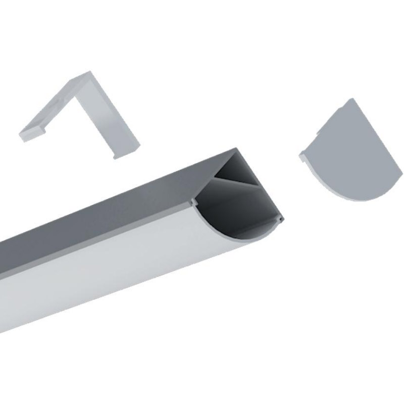 Aluminum LED Corner Channel For 20mm Multi Row LED Strip Lights Aluminum LED Corner Channel For 20mm Multi Row LED Strip Lights